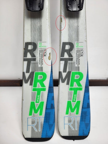 Völkl RTM 163 cm Ski + Elan ESP 10 Bindungen Fun Snow Winter Sport Piste