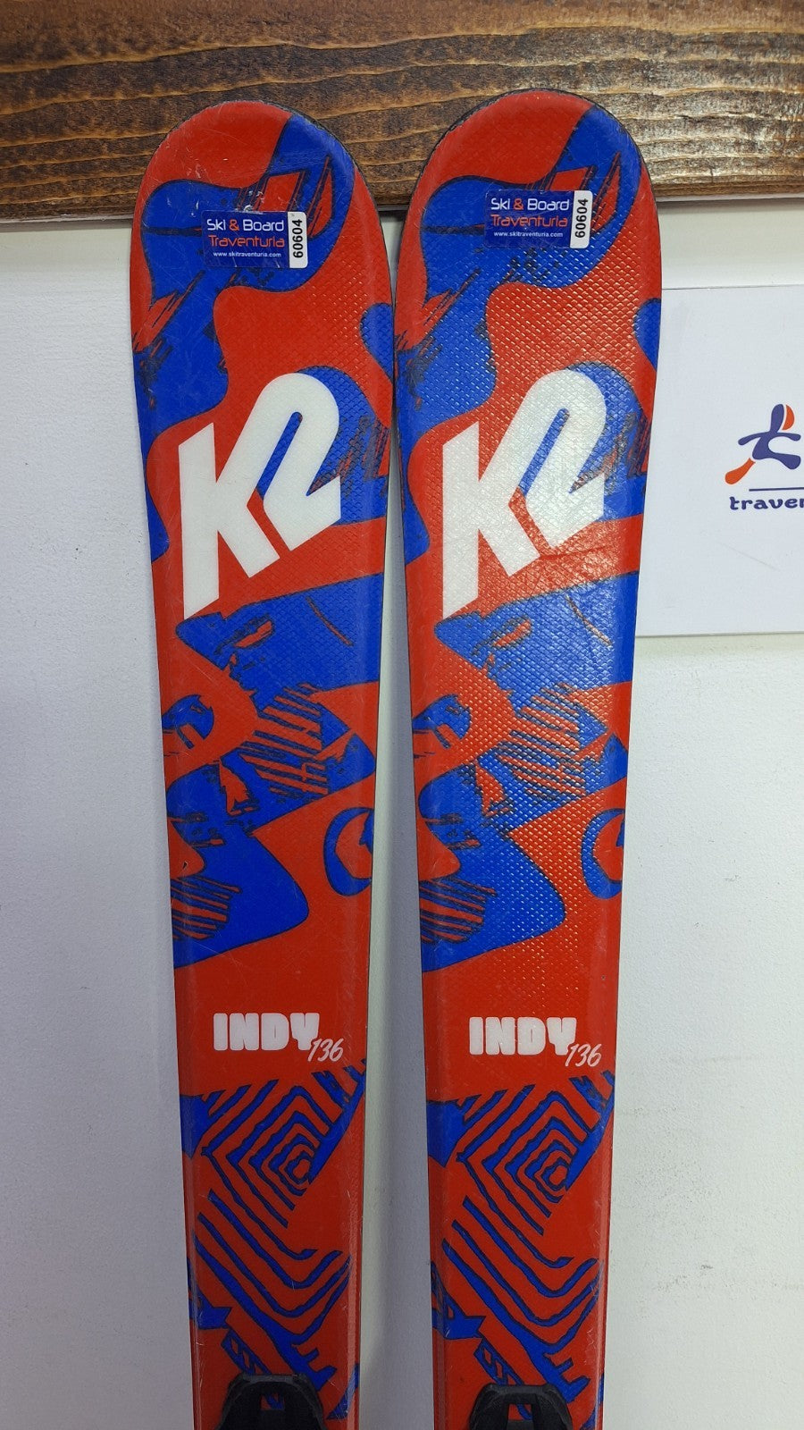 K2 Indy 136cm Ski + Marker 4.5 Bindings Winter Sport