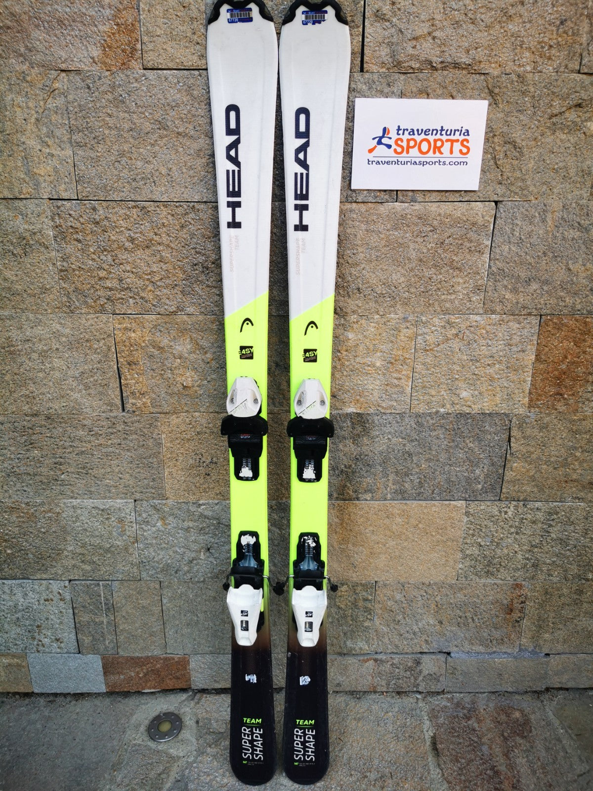 HEAD Supershape Team Easy 147cm  Ski + HEAD 7.5 Bindings  Winter Sport