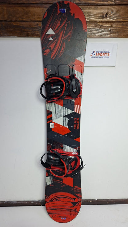 Burton LTR 153 cm Snowboard + Burton M  Bindings Winter Snow Adventure Fun