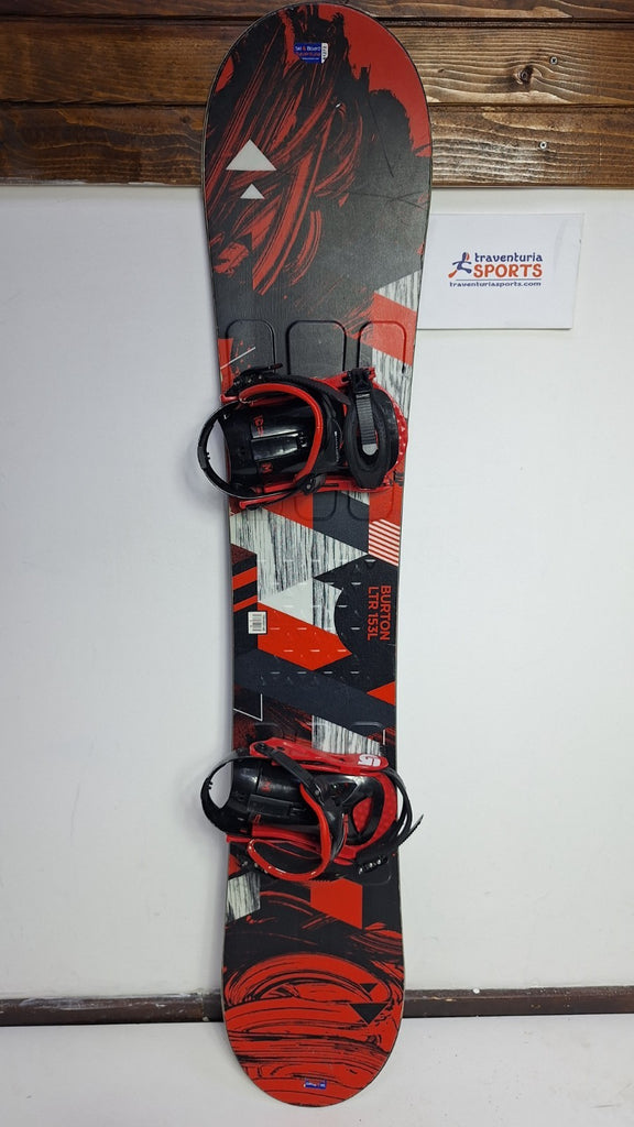 Burton LTR 153 cm Snowboard + Burton M  Bindings Winter Snow Adventure Fun