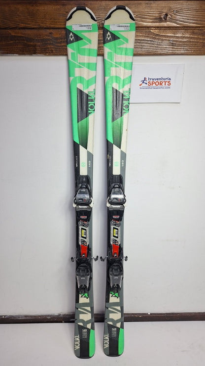 Volkl RTM 149 cm Ski + Marker 10 Bindings Fun Snow Winter Sport Piste