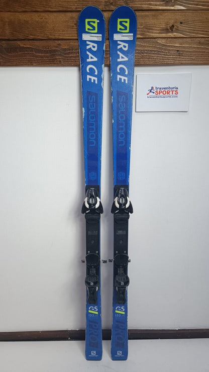 Salomon S/Race GS 152cm Ski + Salomon 10 Bindungen Winter Adventure Winter