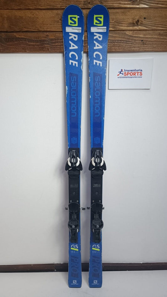 Salomon S/Race GS 152cm Ski + Salomon 10 Bindungen Winter Adventure Winter