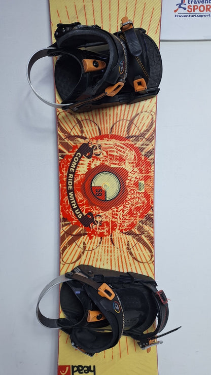 HEAD Rocka 4D 159 cm Snowboard + HEAD L Bindings Winter Sport Fun