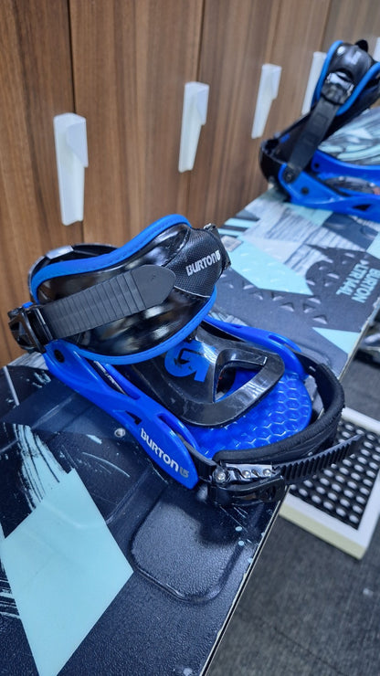 Burton LTR 144L cm Snowboard + Burton S  Bindings Winter Snow Adventure Fun