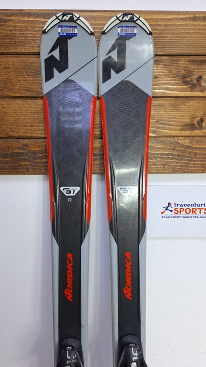 Nordica GT R EVO 168 cm Ski + Tyrolia ESP10 Bindings Winter Sports Adventure