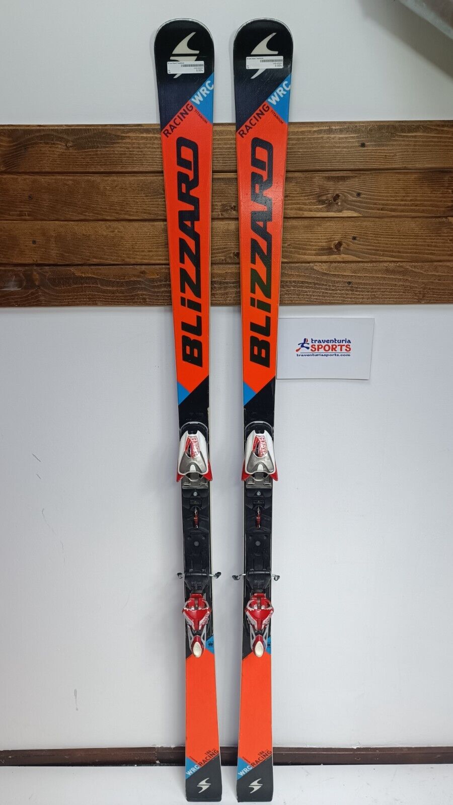 Blizzard WRC Racing 186cm Ski + Marker 16 Bindings Winter Sport