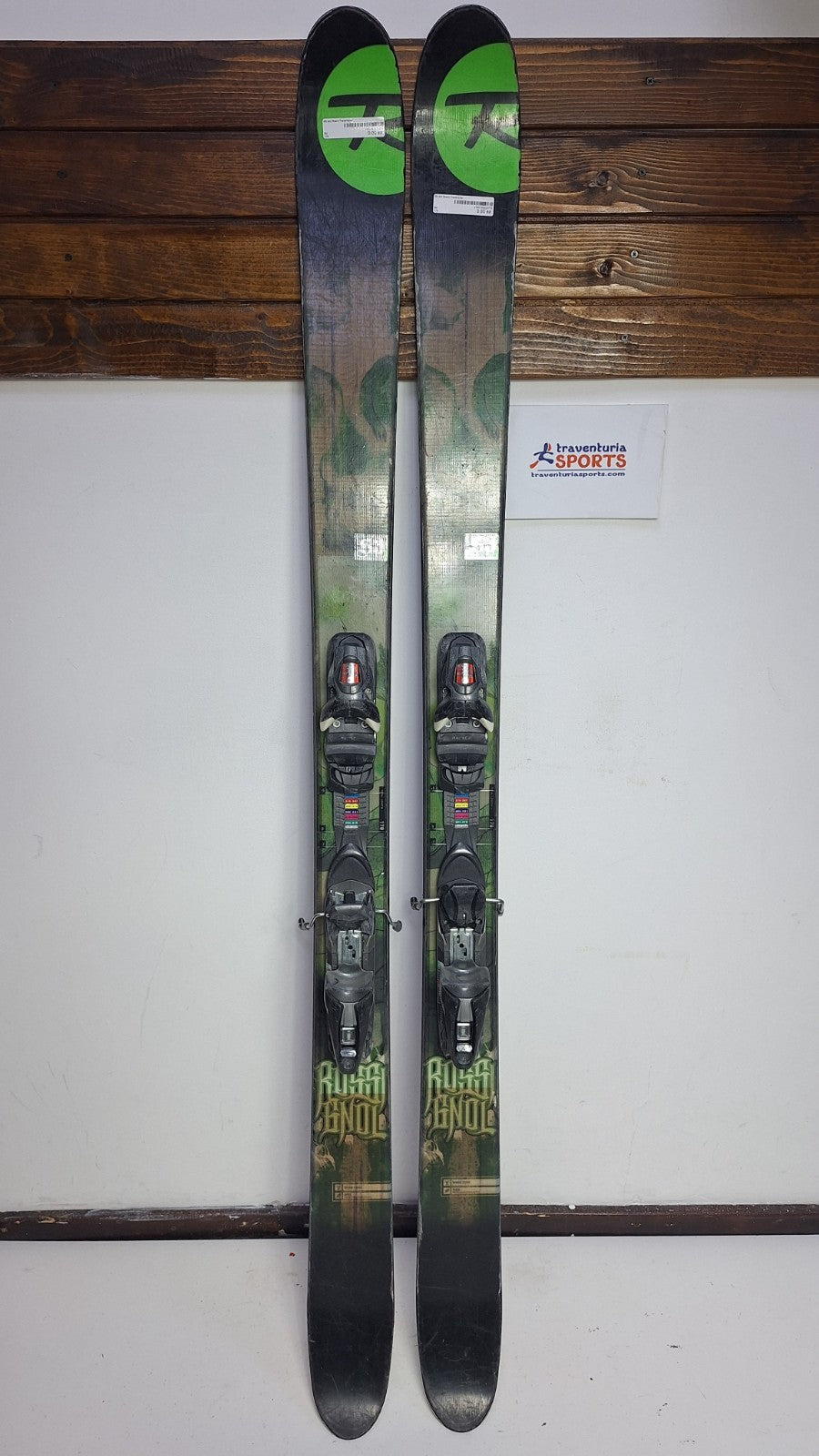 Rossignol S3 Skull 178cm Ski + Rossignol 12 Bindings Fun Snow Winter Sport Piste