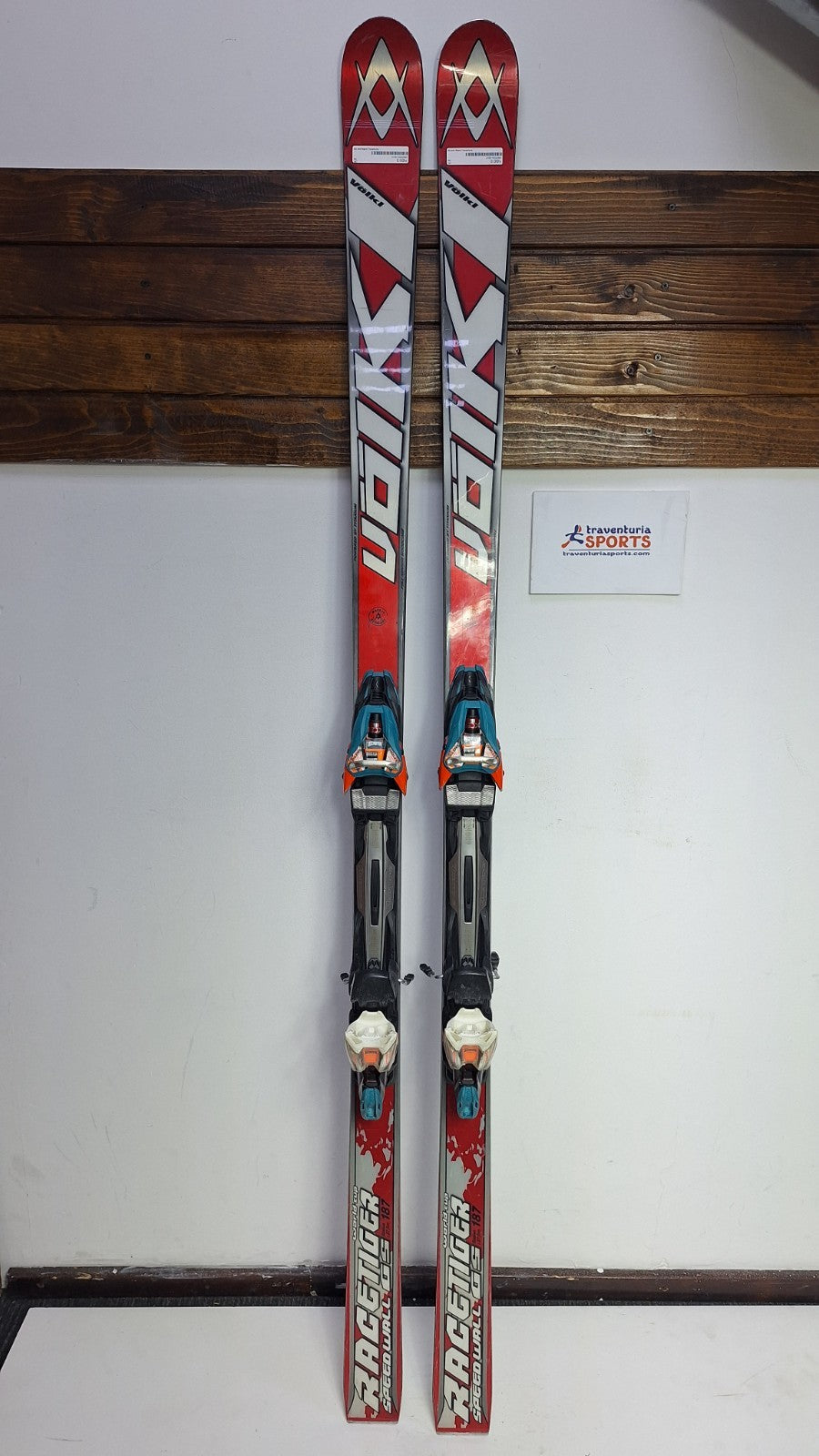 Völkl Racetiger SpeedWall GS 187cm Ski + Marker 16 Bindings Winter Sport