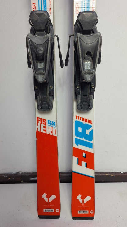 Rossignol Hero FIS GS Pro 158 cm Ski + Rossignol 7 Bindings Winter Sport Snow