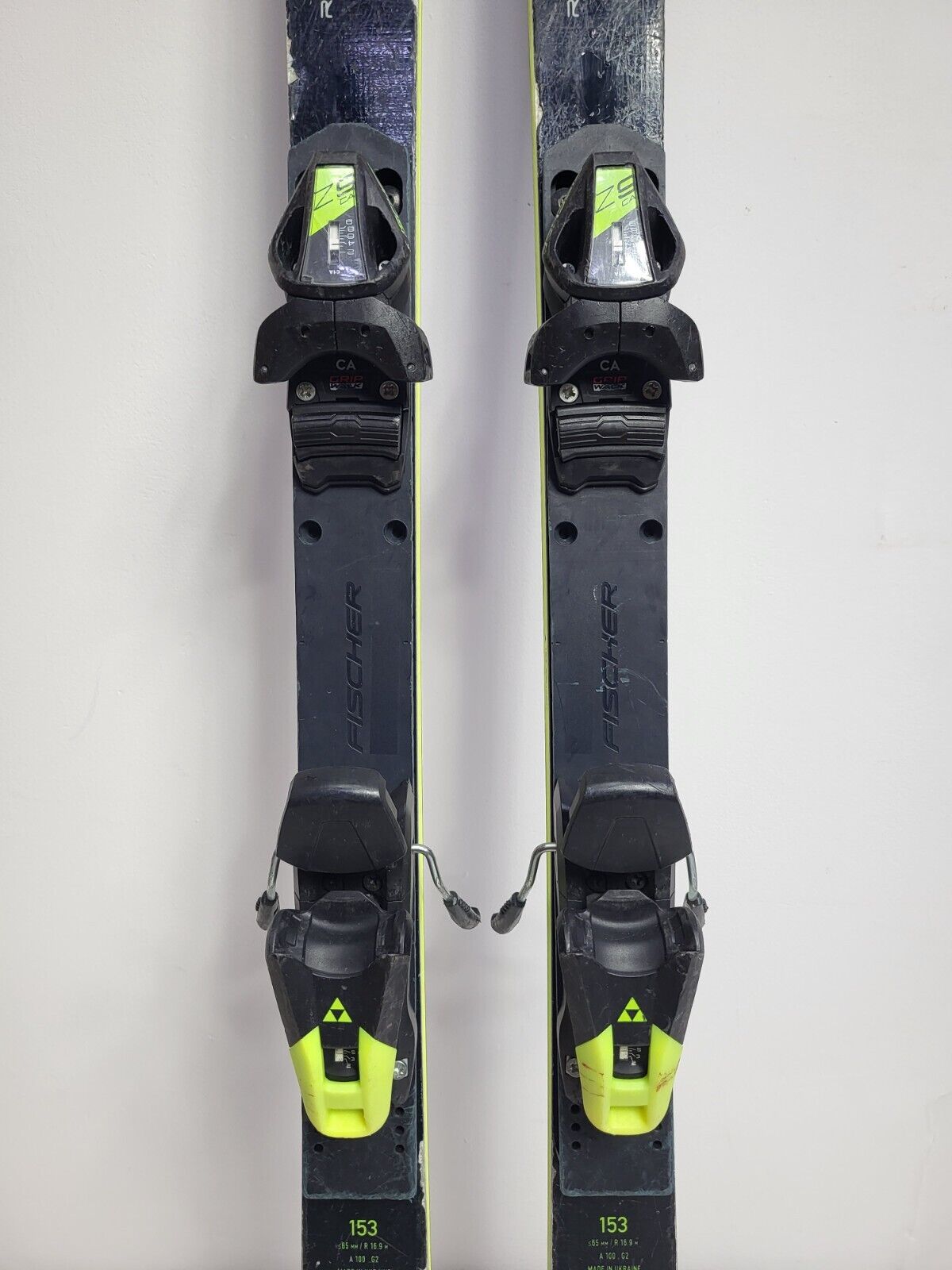 Fischer RC4 GS 153cm Ski + Fischer 9 Bindungen Winter Fun Snow Sport