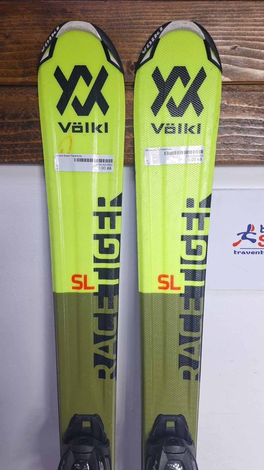Völkl Racetiger 13 SL 120 cm Ski + Marker 4.5 Bindungen Wintersport Schneespaß
