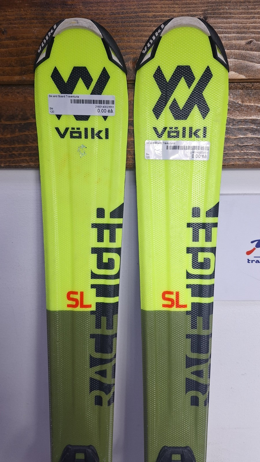 Völkl Racetiger 13 SL 120 cm Ski + Marker 4.5 Bindung Wintersport Schneespaß