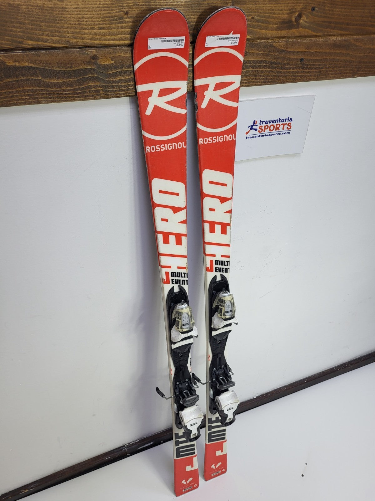 Rossignol Hero J Multievent 150 cm Ski + Look 7 Bindungen Winterspaß Schnee