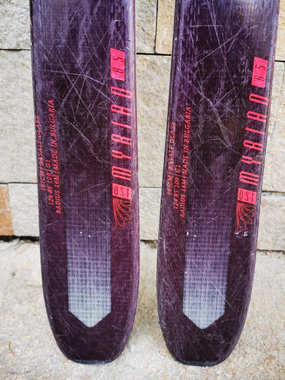 Salomon Myriad 85 161cm  Ski + Elan EL 10 Bindings Adventure Winter Sport