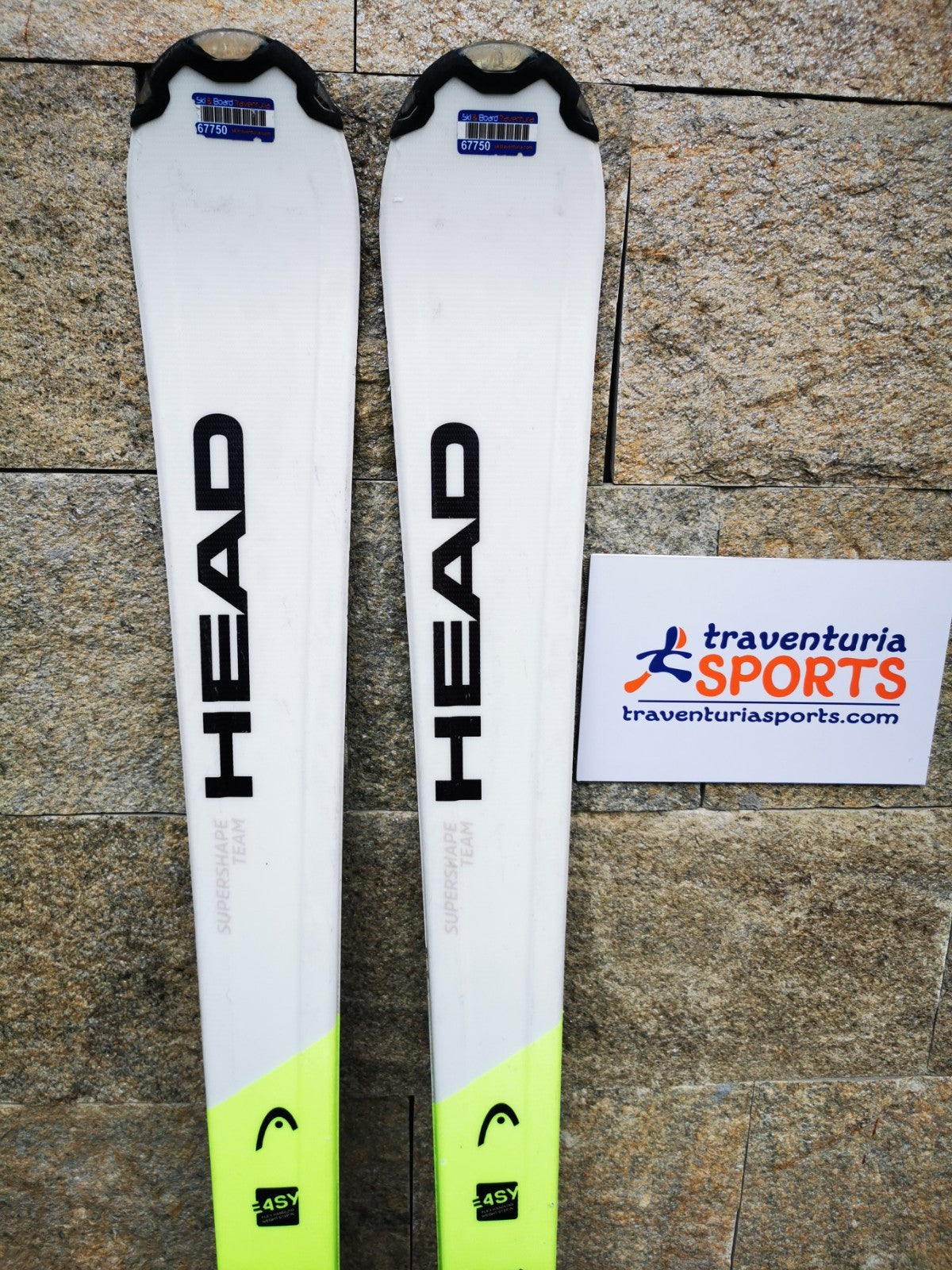 HEAD Supershape Team Easy 157cm  Ski + HEAD 7.5 Bindings  Winter Sport