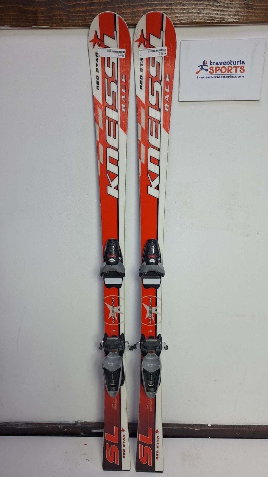 Kneissl Red Star Race SL 136cm + Elan 7 Bindings Winter Sport Outdoor