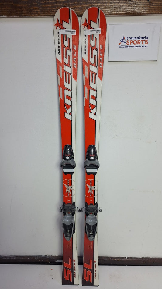 Kneissl Red Star Race SL 136cm + Elan 7 Bindings Winter Sport Outdoor