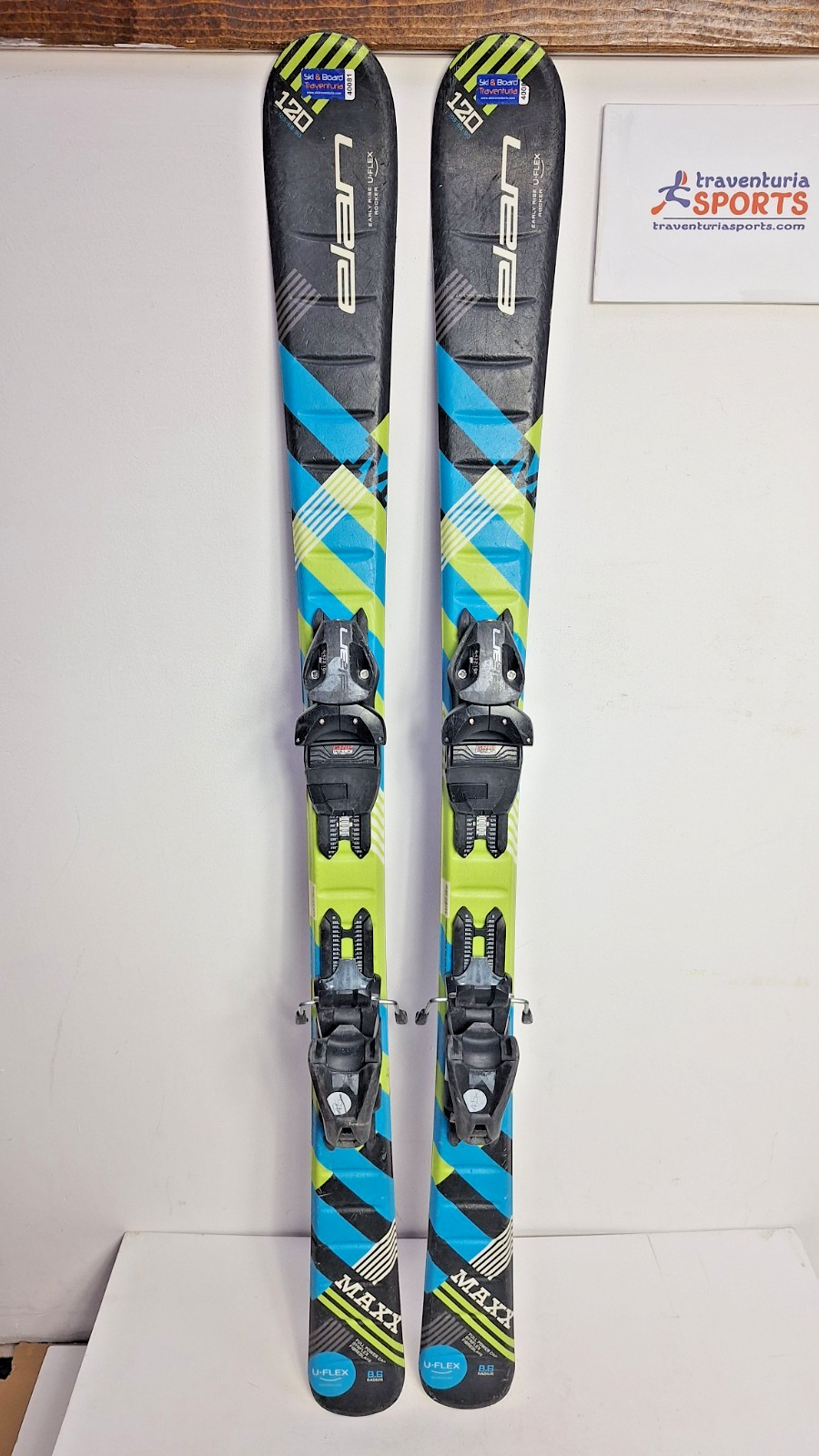 Elan Maxx 120cm  Ski + Elan ESP 4.5 Bindings Adventure Winter Sport Snow Fun