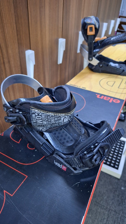 Snowboard Elan Explore C 160 cm + Attacchi HEAD Rental L Divertimento sulla neve in inverno