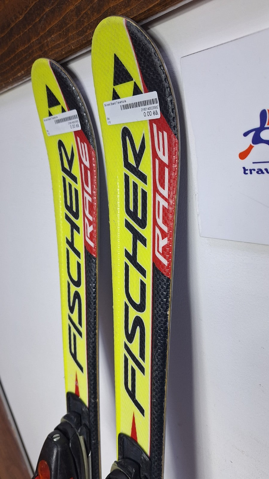 Fischer RC4 Race 110 cm Ski + Salomon 4.5 Bindings Fun Snow Winter Sport