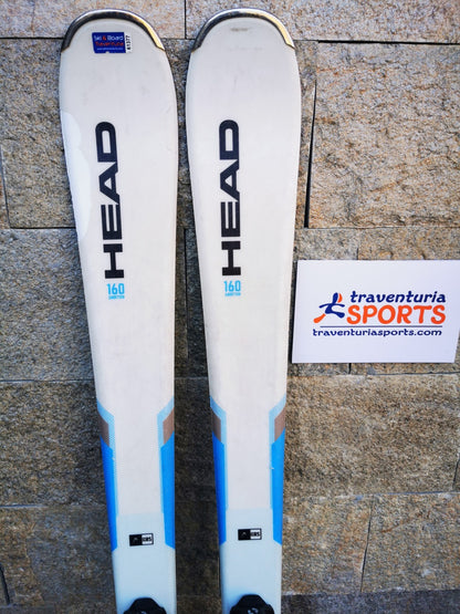 HEAD Ambition 160cm  Ski + Tyrolia SP 10 Bindings Adventure Winter Sport