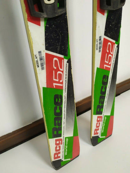 Elan Race RCG 152 cm Skis + NEW Tyrolia SX10 Bindings Winter Fun Snow BSL