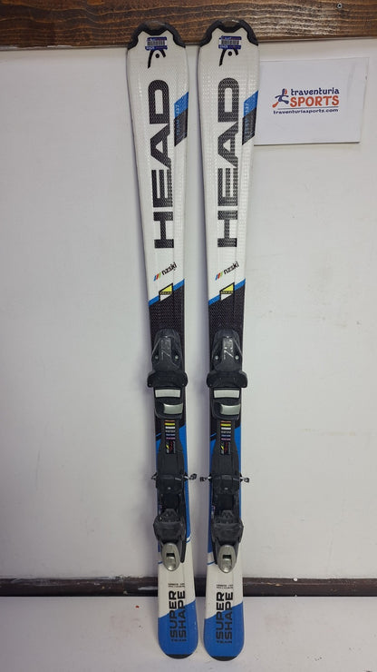 HEAD SupershapeTeam R Track NZ 137  cm Ski + Elan ESP 7.5 Bindings Fun Snow