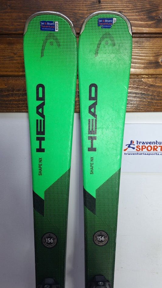 HEAD Shape NX  156cm  Ski + Tyrolia SP 10 Bindings Winter Sport Fun Snow