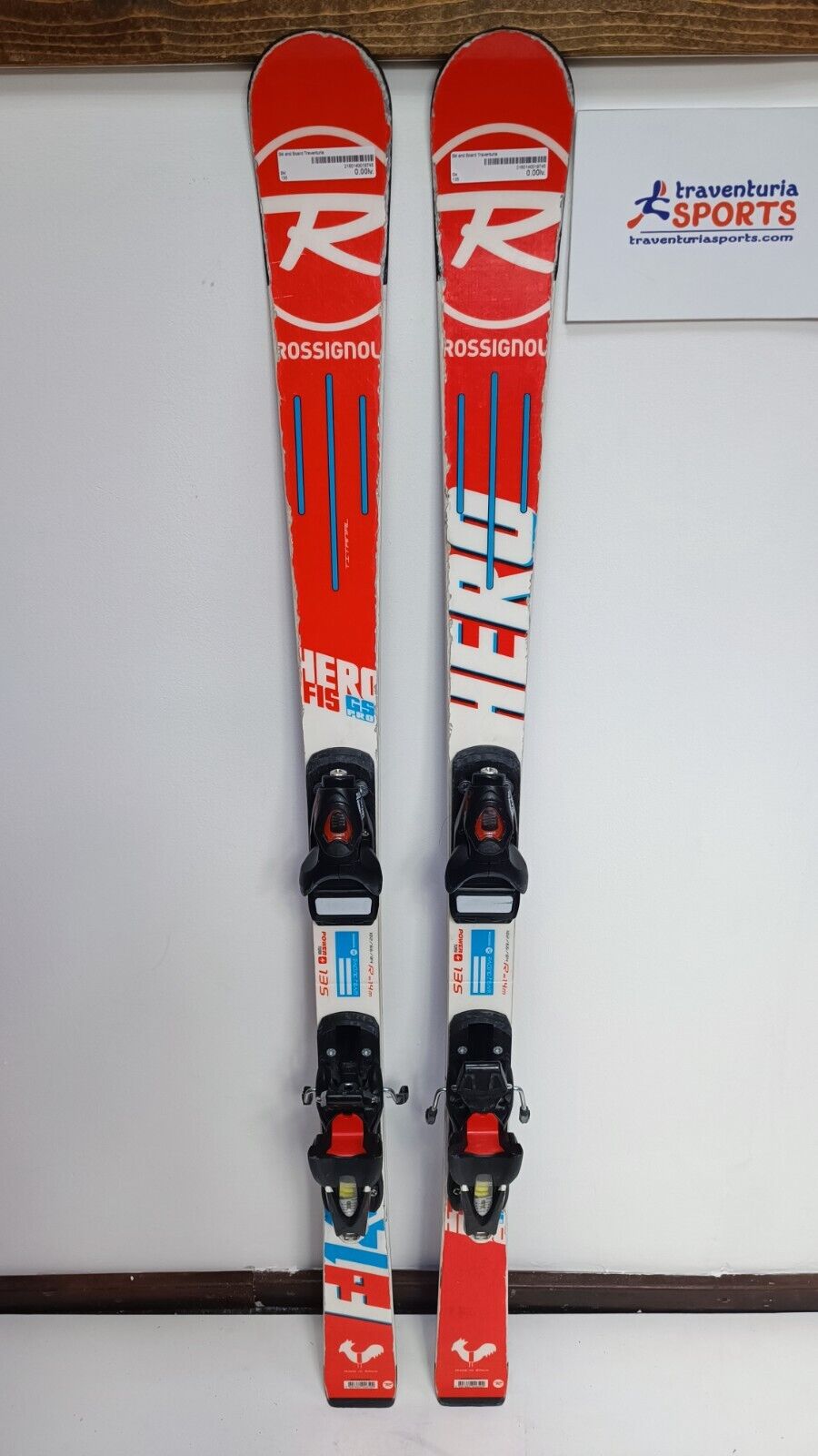 Sci Rossignol Hero GS Pro 135cm + attacchi Look 10 Winter Adventure Winter