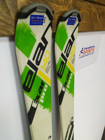 Elan Exar Pro 140 cm Ski + NEW Tyrolia 7.5 Bindings Sport Snow Winter Fun