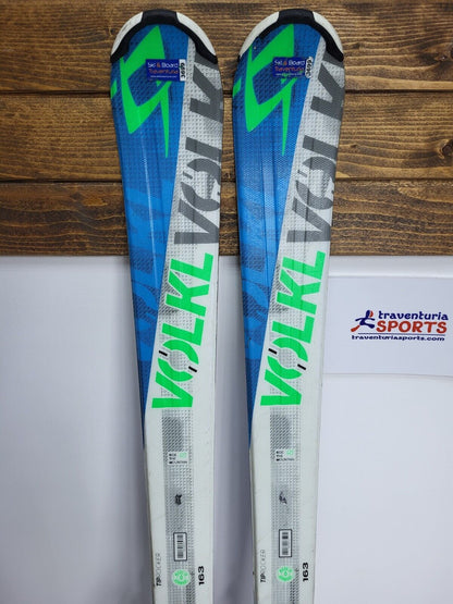Völkl RTM 163 cm Ski + Elan ESR 10 Bindungen Fun Snow Winter Sport Piste