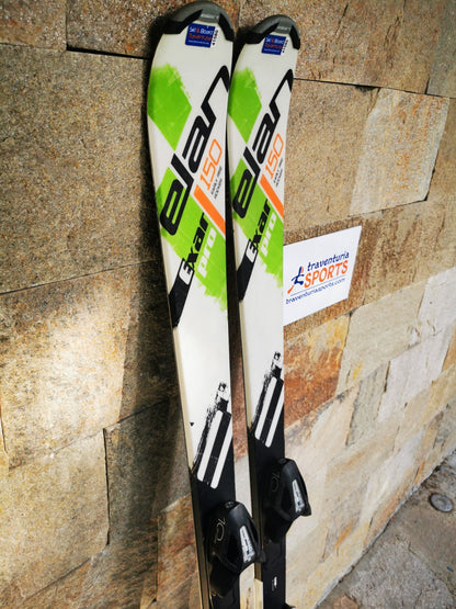 Elan Exar Pro 150cm  Ski + Elan  ESR 10 Bindings Adventure Winter Sport