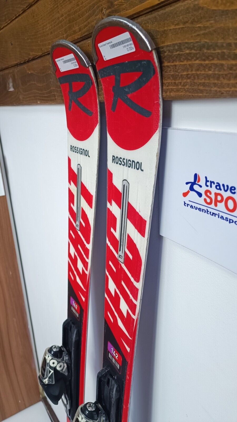 Ski Rossignol React GT 142cm + fixations Look 10 Aventure hivernale en hiver