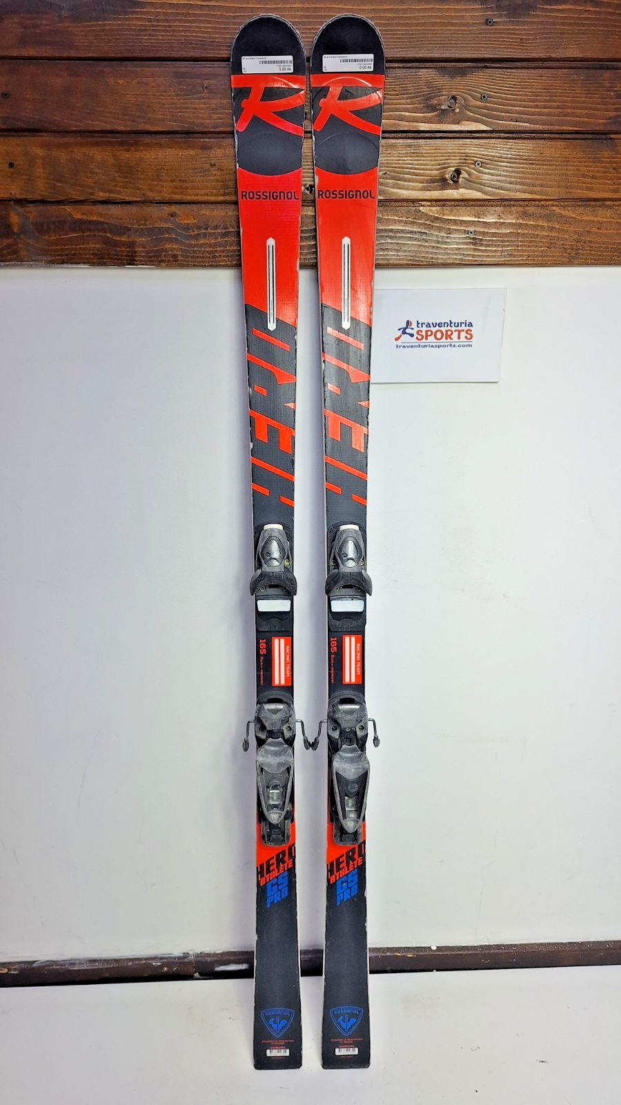 Rossignol Hero Athlete GS Pro 165 cm Ski + Rossignol  Bindings Winter Sport Snow
