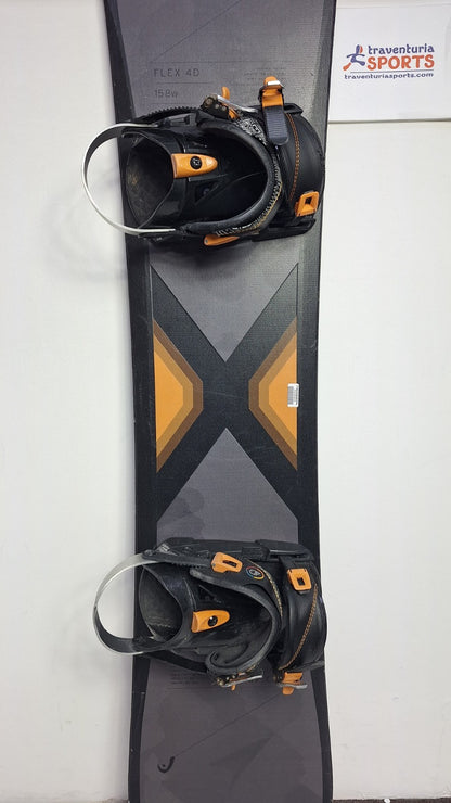 Snowboard HEAD Flex 4D 158W cm + fixations HEAD Rental L Neige d’hiver Aventure