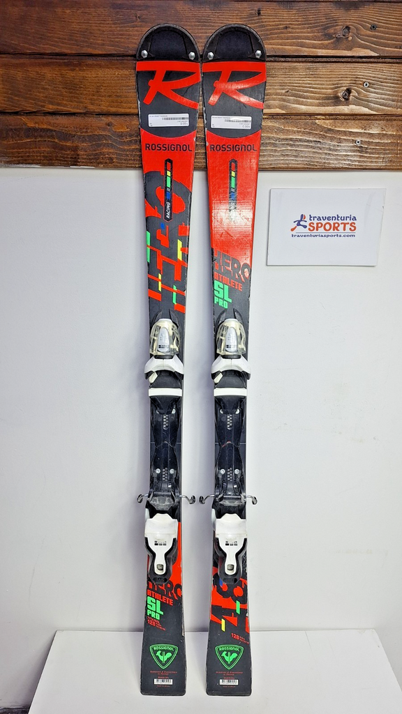 Rossignol HERO Athete SL Pro  128 cm Ski + Look 7 Bindings Winter Sport Snow