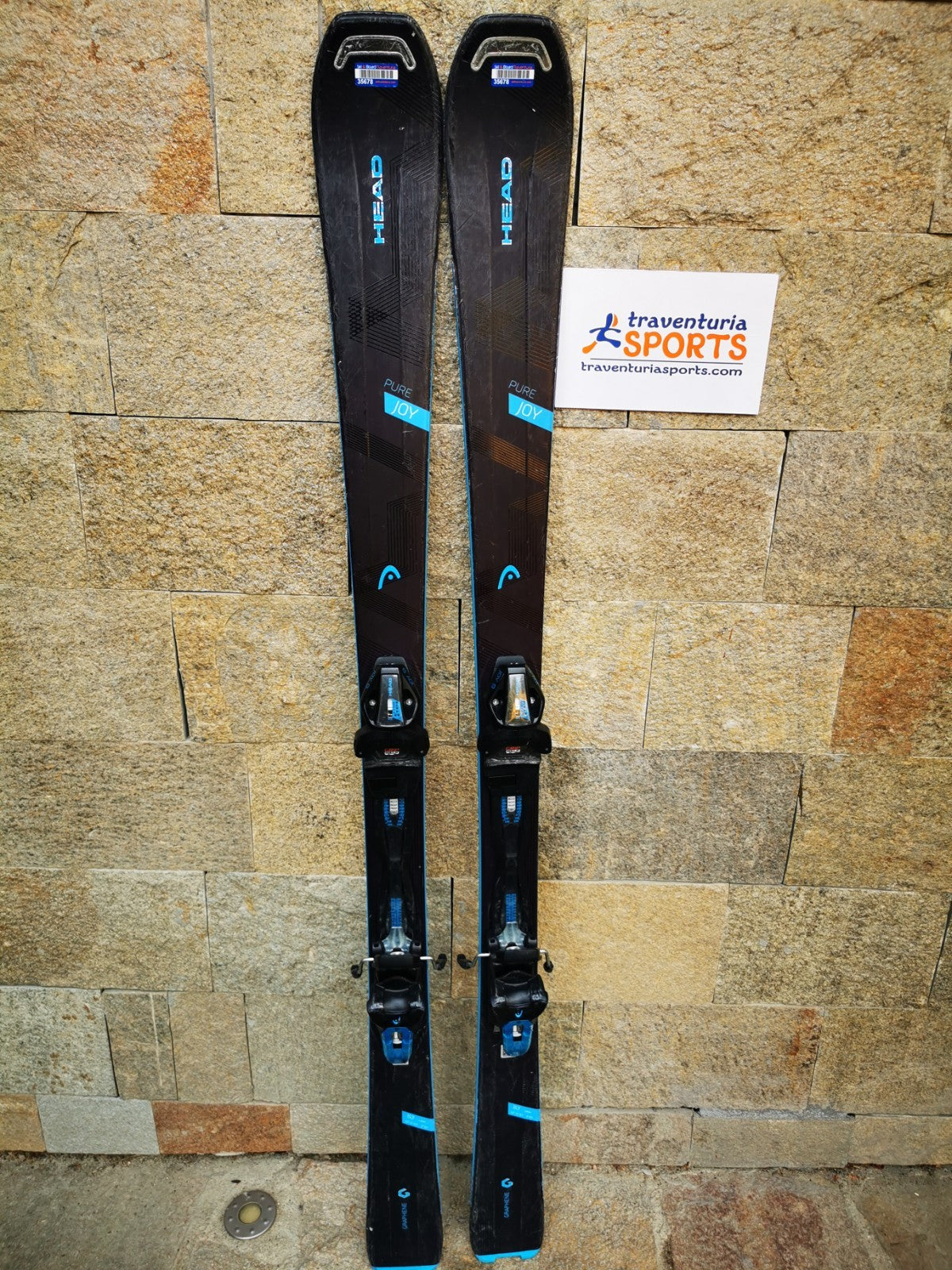 HEAD Pure Joy 153cm  Ski + HEAD 9 Bindings Winter Sport Fun