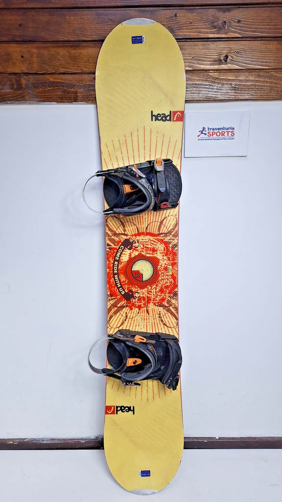 HEAD Rocka 4D 159 cm Snowboard + HEAD Rental L Bindings Winter Sport Fun Outdoor