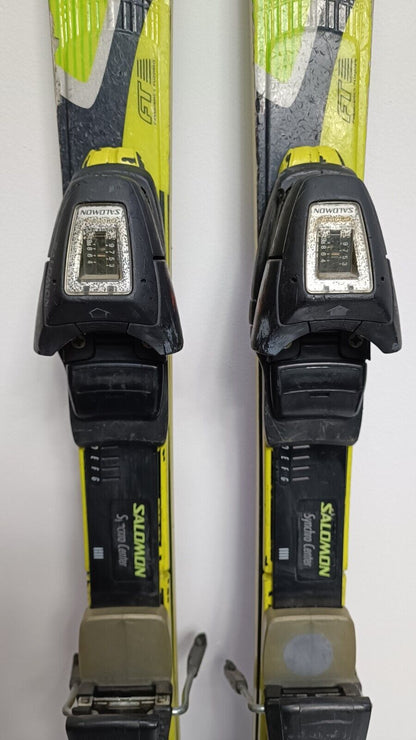 Fischer RC4 WC GS 133 cm Ski + Salomon 9.5 Bindungen Wintersport
