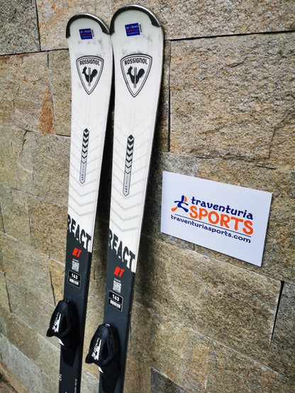 Rossignol REACT RT 163cm  Ski + Tyrolia 10 Bindings Winter Sport Fun