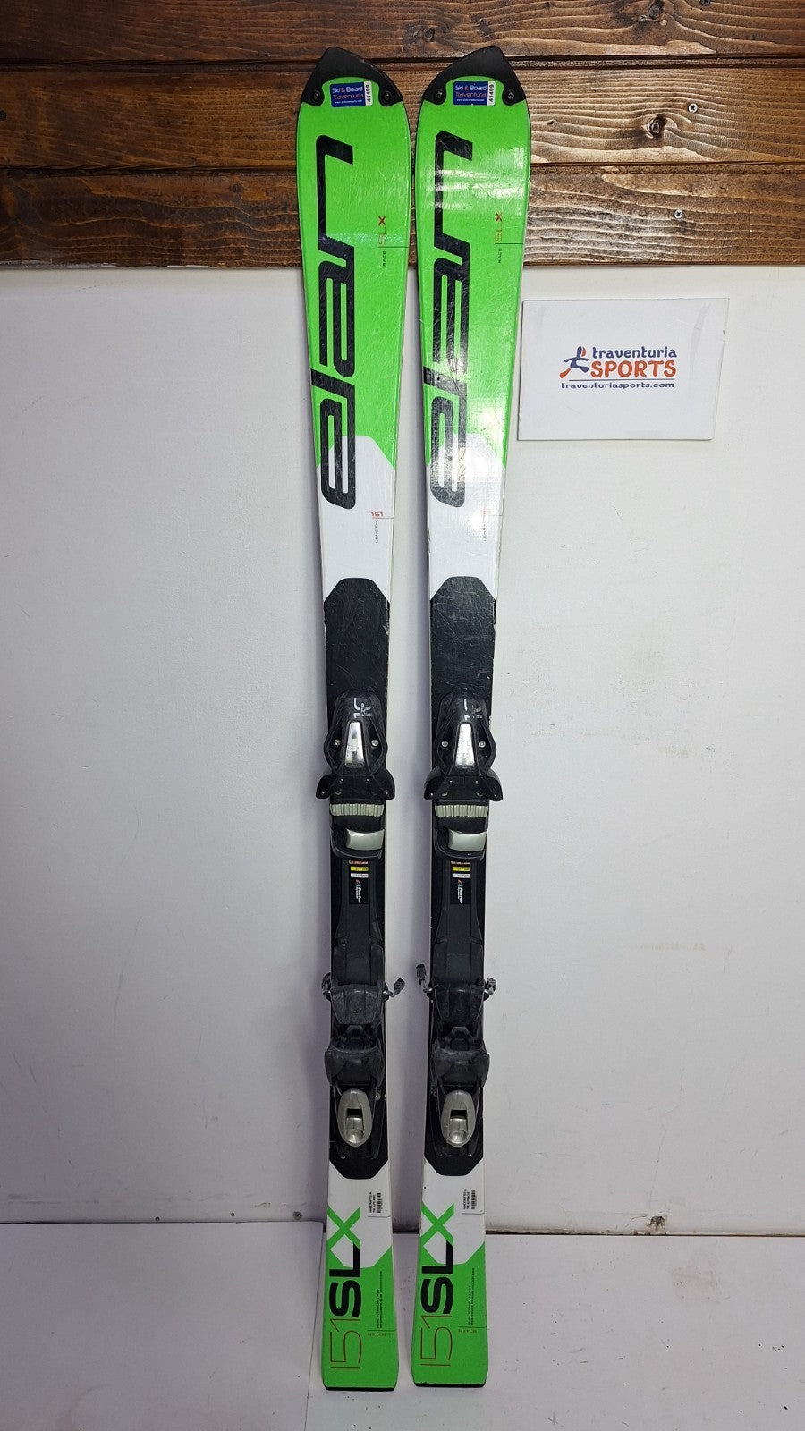 Elan Race SLX 151cm  Ski + Tyrolia ESP 10 Bindings Winter Sport Fun