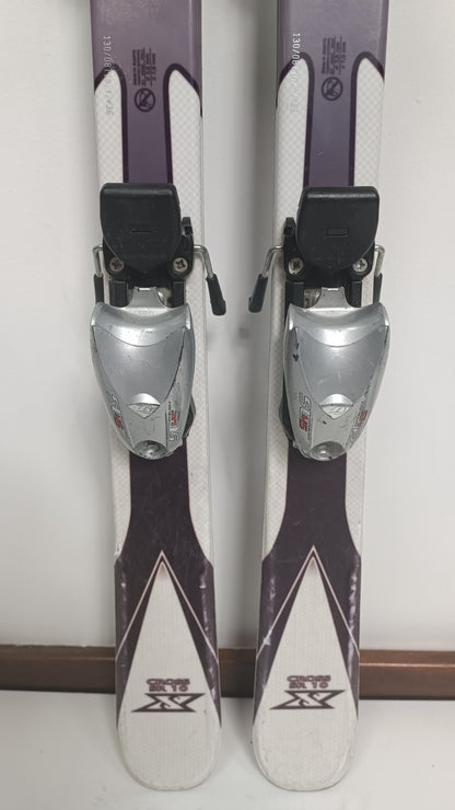 Scoop Cross Nishizama SR 10 130 cm Ski + Tyrolia SL 4.5 Bindungen Winterspaß Schnee
