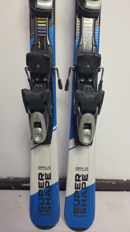 HEAD SupershapeTeam R Track NZ 137  cm Ski + Elan ESP 7.5 Bindings Fun Snow