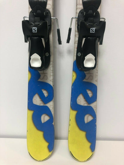 HEAD MOJO JR 117 cm Ski + NEUE Salomon 4.5 Bindungen Sport Schnee Winterspaß