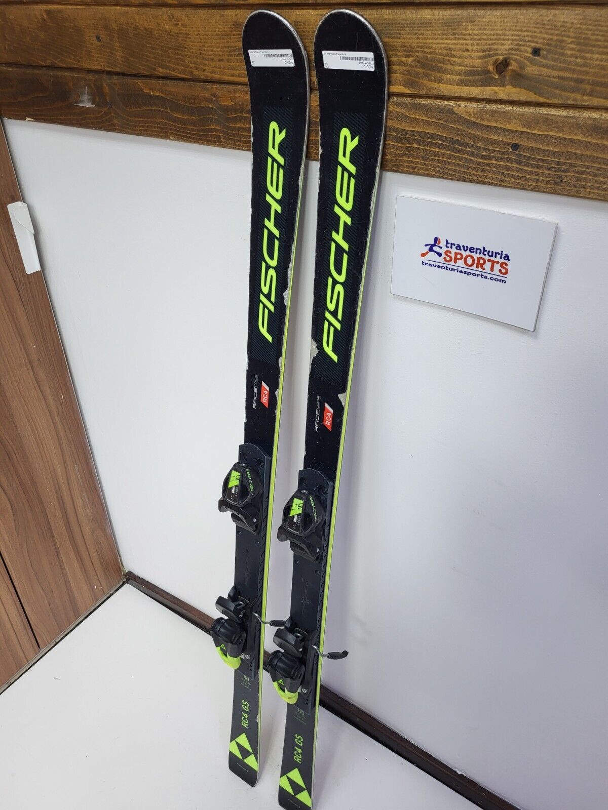 Fischer RC4 GS 153cm Ski + Fischer 9 Bindungen Winter Fun Snow Sport