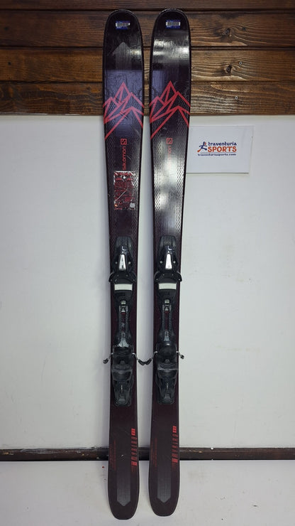 Salomon Myriad 85 161cm  Ski + Elan EL 10 Bindings Adventure Winter Sport