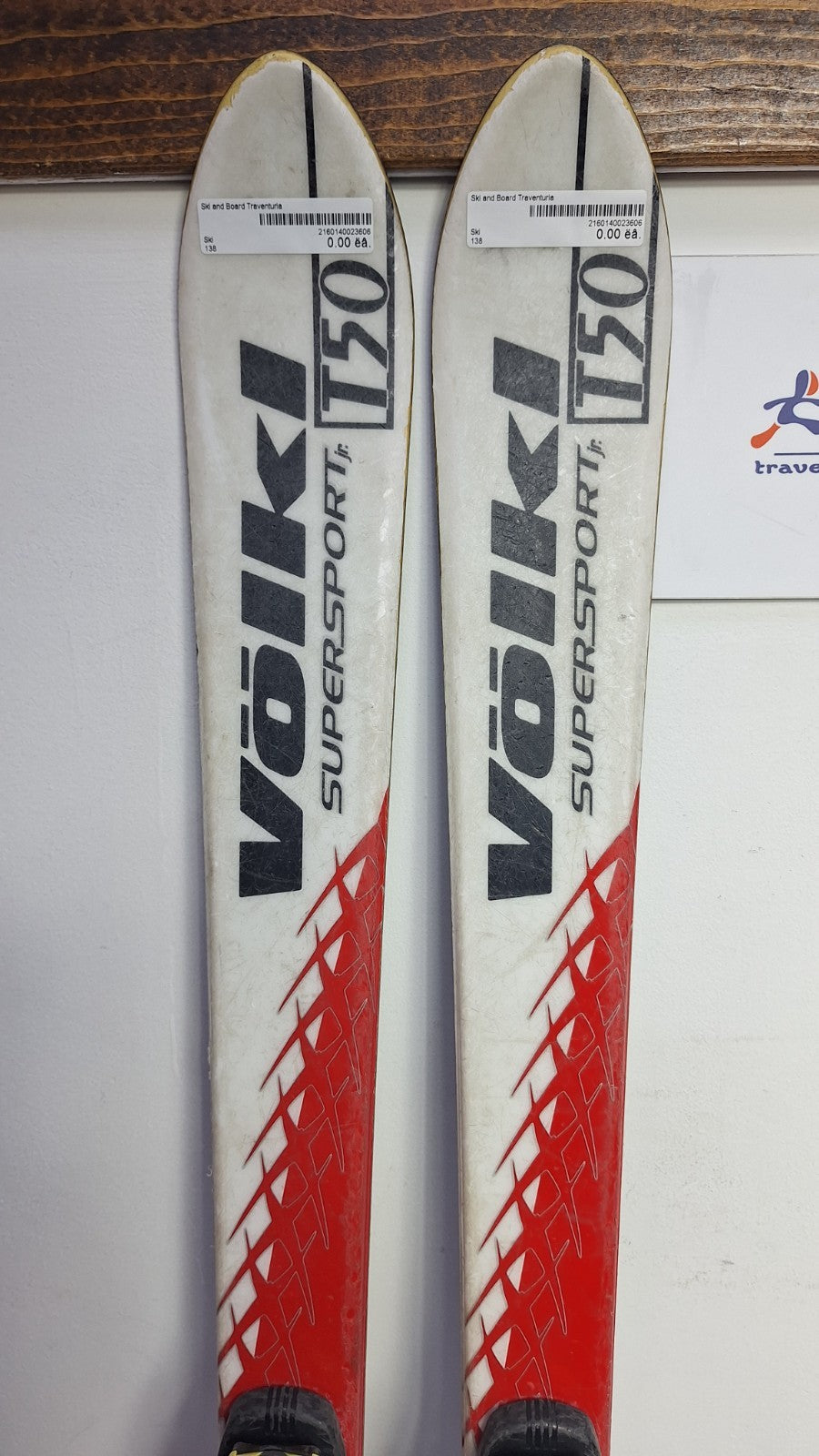 Volkl T50 J 138cm Ski + Tyrolia 7 Bindings Winter Sport Fun