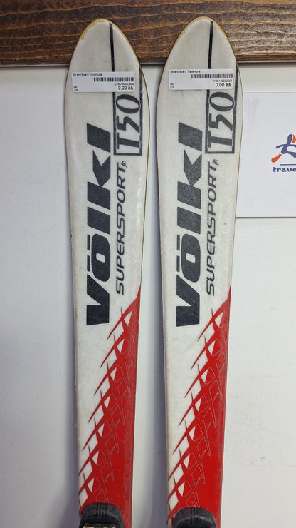 Volkl T50 J 138cm Ski + Tyrolia 7 Bindings Winter Sport Fun